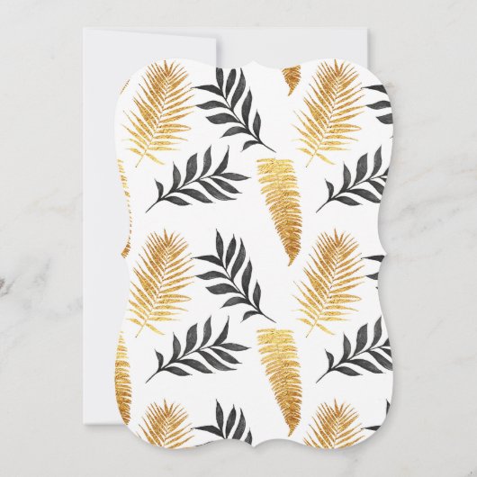 Jungle Baby Dusche Einladung Tropical Baby Dusche (Rückseite)