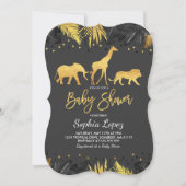 Jungle Baby Dusche Einladung Tropical Baby Dusche (Vorderseite)