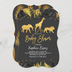 Jungle Baby Dusche Einladung Tropical Baby Dusche