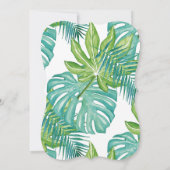 Jungle Baby Dusche Einladung Tropical Baby Dusche (Rückseite)