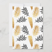 Jungle Baby Dusche Einladung Tropical Baby Dusche (Rückseite)