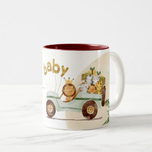 Jungle Baby Dusche Personalisieren Gastgeschenk Mo Zweifarbige Tasse