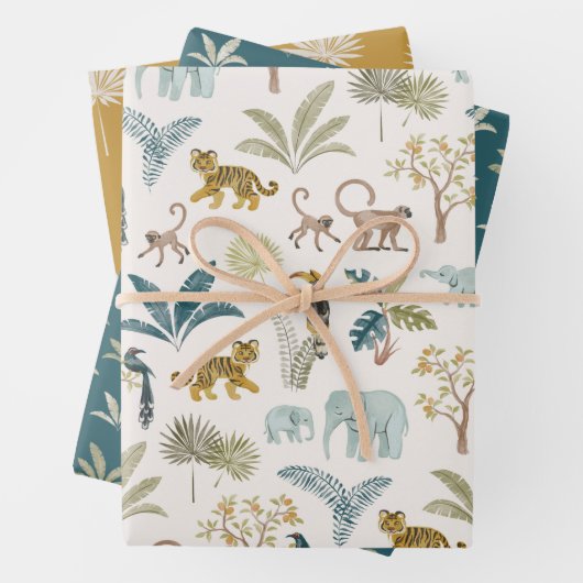 Jungle Baby Duwer Packet Packpapier Blätter (Beispiel)