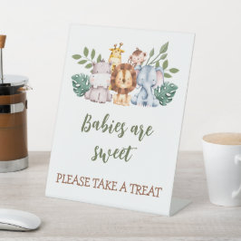 Jungle Baby Elephant Baby Shower bevorzugt Schild