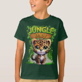 Jungle Baby Leopard Kitty Cat Wildlife Animal 🐆 T-Shirt (Vorderseite)