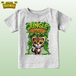 Jungle Baby Leopard, Niedlich Wildlife Kitty Cat � Baby T-shirt