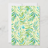 Jungle Baby Shower Einladung Boy (Rückseite)