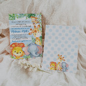 Jungle Baby Shower Einladung, Boy Elephant Baby Einladung
