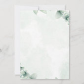 Jungle Baby Shower Party Editable Einladung (Rückseite)