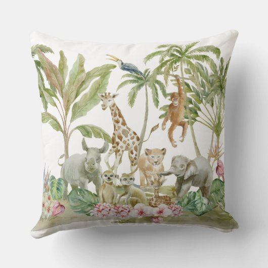 Jungle-Babys Kissen (Rückseite)