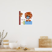 Jungle Babys Print Poster (Küche)