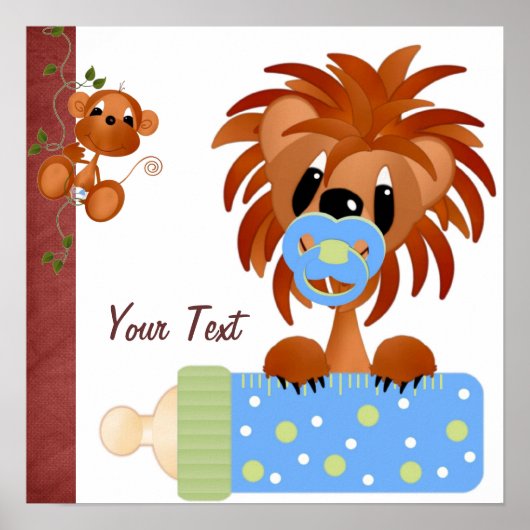 Jungle Babys Print Poster (Vorne)