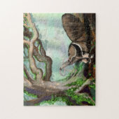 Jungle Baum und Riesenanteater Puzzle (Vertikal)