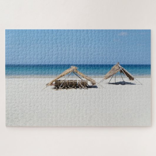 Jungle Beach Huts Puzzle (Horizontal)