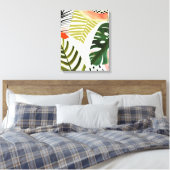 Jungle Beat Tropical Greenerity Leinwanddruck (Insitu (Schlafzimmer))
