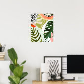 Jungle Beat Tropical Greenerity Poster (Heimbüro)