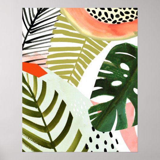 Jungle Beat Tropical Greenerity Poster (Vorne)