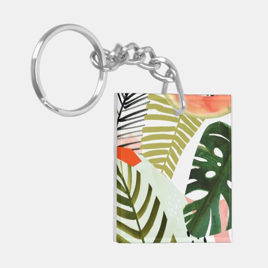 Jungle Beat Tropical Greenerity Schlüsselanhänger (Vorderseite links)