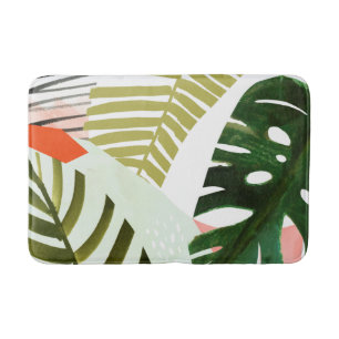 Jungle Beat Tropische Vegetation Badematte