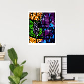 Jungle Beauty Poster (Heimbüro)