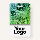 Jungle Beruflich Corporate Employee Foto Name Ausweis (Rückseite)