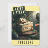 Jungle Birthday Card Feiertagskarte (Vorderseite)
