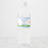 Jungle Birthday Flasche Etikett Boy Blue (Vorderseite)