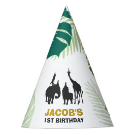 Jungle Birthday Party Paper hat Safari-Tiere Partyhütchen