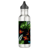 Jungle Black Green Foliing Edelstahlflasche (Links)