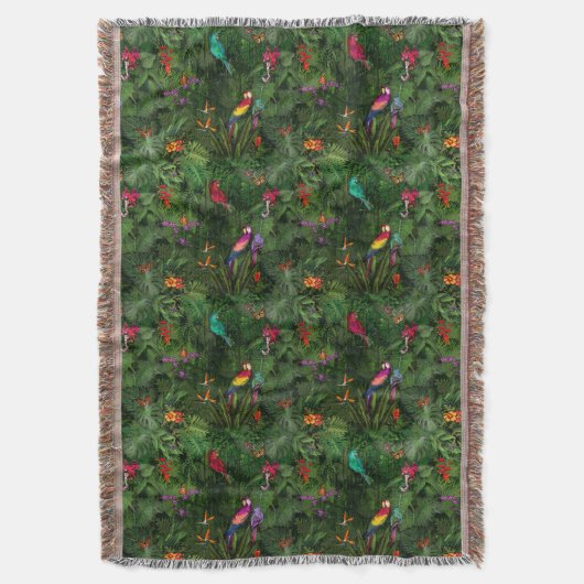 Jungle Blanket Decke (Vorderseite Vertikal)