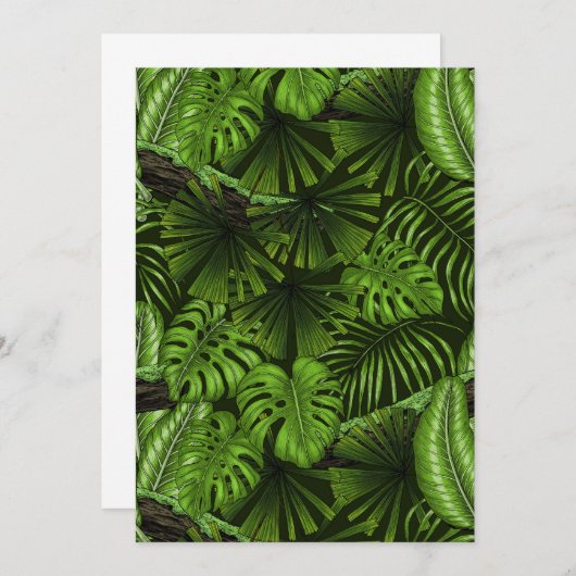 Jungle-Blätter (Vorne/Hinten)