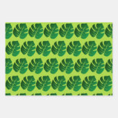 Jungle Blätter Design Wrapping Paper Set (Vorderseite 3)