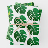 Jungle Blätter Design Wrapping Paper Set (Beispiel)