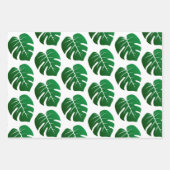 Jungle Blätter Design Wrapping Paper Set (Vorderseite)