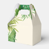 Jungle Blätter Dinosaur 2. Geburtstag Party Geschenkschachtel (Rückseite)