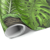 Jungle-Blätter Geschenkpapier (Rolleneckpunkt)