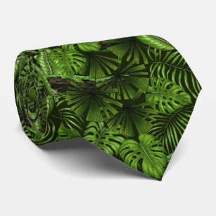 Jungle-Blätter Krawatte