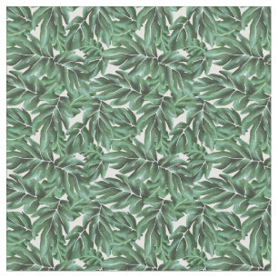 Jungle Blätter Monstera Green Stoff
