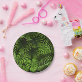 Jungle-Blätter Pappteller (Party)