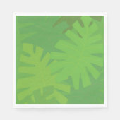 Jungle-Blätter Serviette (Vorderseite)