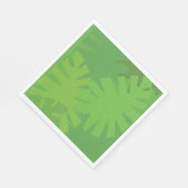 Jungle-Blätter Serviette (Ecke)