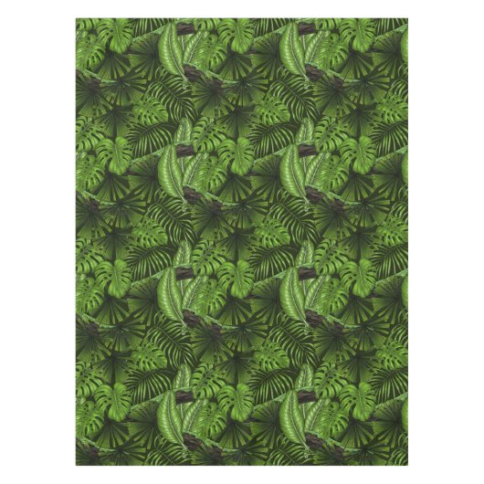 Jungle-Blätter Tischdecke (Vorderseite)