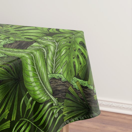 Jungle-Blätter Tischdecke (Beispiel)