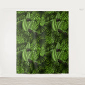 Jungle-Blätter Wandteppich (Vorderseite)