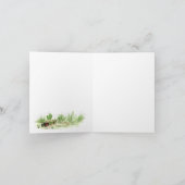 Jungle Blue Bird Note Card Karte (Innenseite)