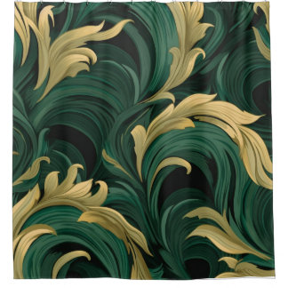 Jungle-Blume Duschvorhang
