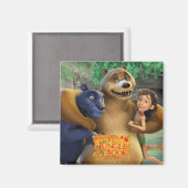 Jungle Book Group Shot 1 Magnet (Vorderseite/Rückseite)