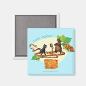 Jungle Book Group Shot 4 Magnet (Vorderseite/Rückseite)