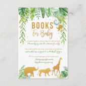 Jungle Book Request Card, Elephant Books for Baby Begleitkarte (Vorderseite)