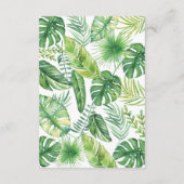 Jungle Book Request Card, Elephant Books for Baby Begleitkarte (Rückseite)